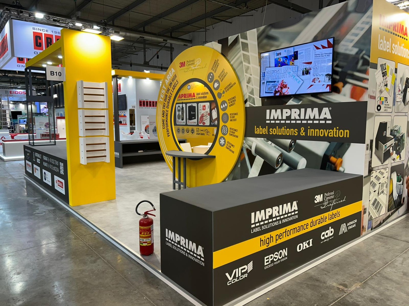 Stand fieristico - Etichette e soluzioni industriali