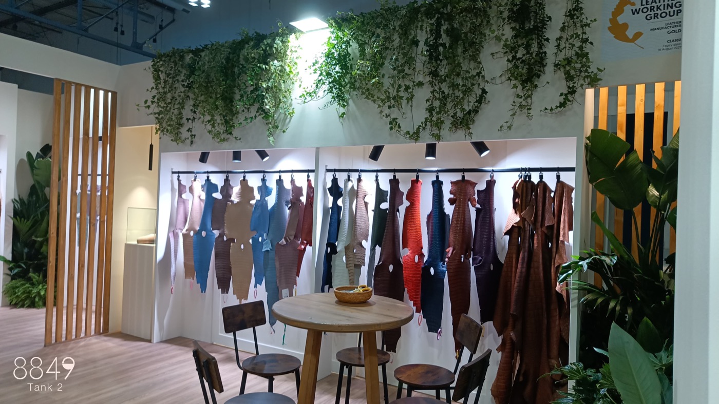 Stand fieristico - Pelletteria e concia